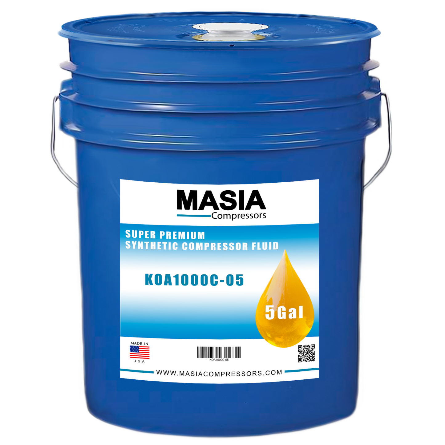 KOA1000C Masia Compressors Synthetic Diester Lubricant Reciprocating Compressors