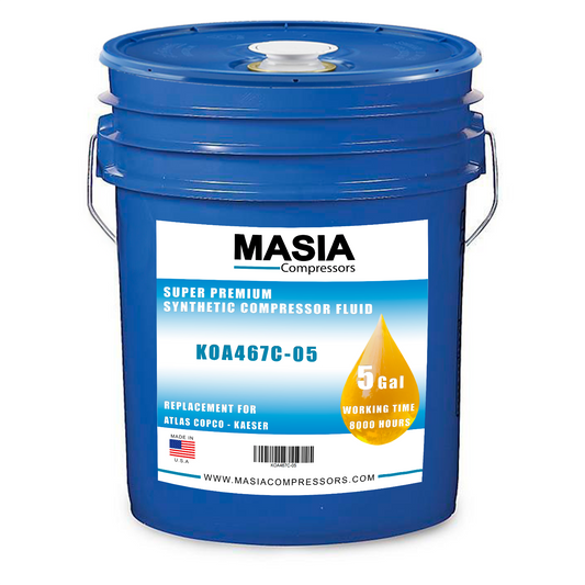 KOA467C-05 Masia Compressors Lubricant PAO Synthetic Base 8000 Hours Lifetime