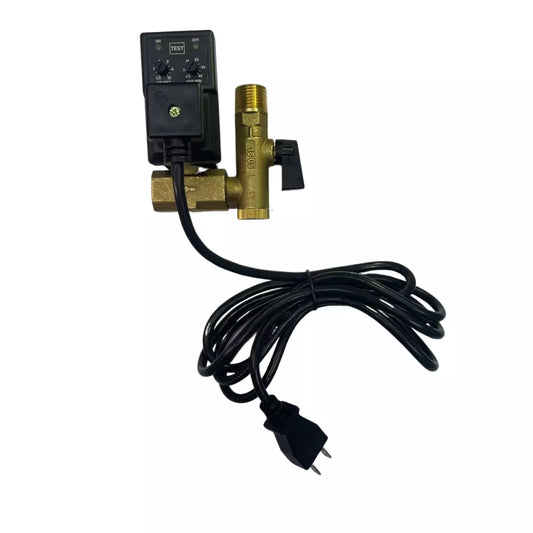 XSTORE 532-04-300-1 Válvula de drenaje solenoide Hankison - Rosca de 1/2" - Cable de 6 pies - 115 voltios